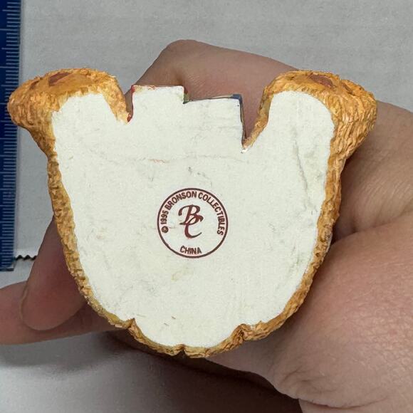 Vintage Bronson Collectibles 90s School Bear Figurines Lot of 2 BC Rare - Picture 5 of 9